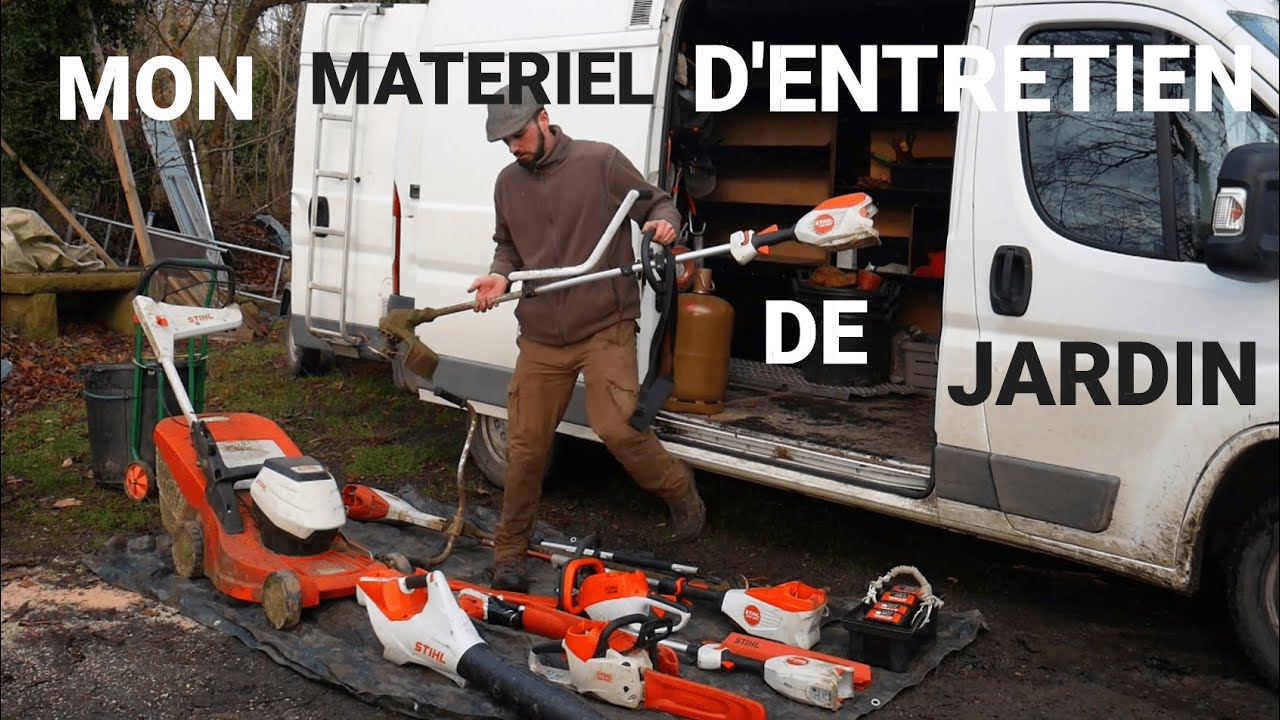 Mon matériel pour l'entretien de jardin - outils sur batterie AP STIHL