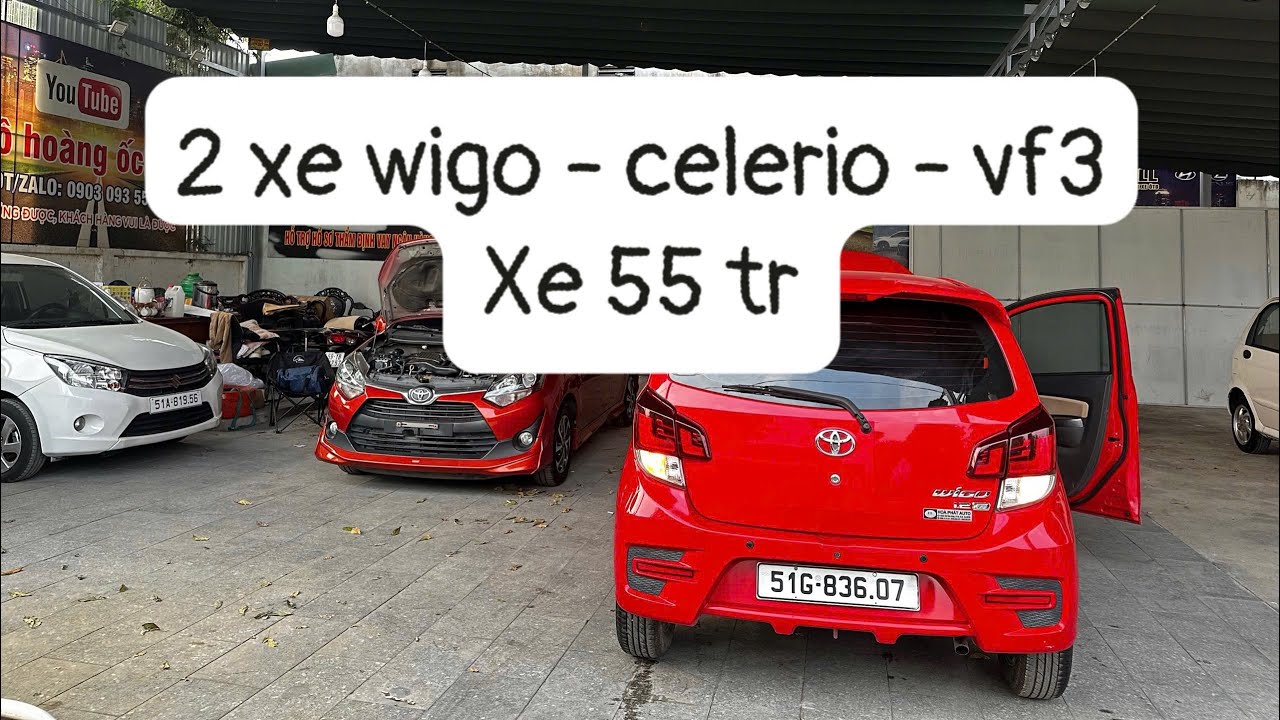 Chi tiết 2 xe wigo - 1 celerio - 1 xe cỏ 55 tr mà chính chủ từ đầu ạ 🥰🥰🥰