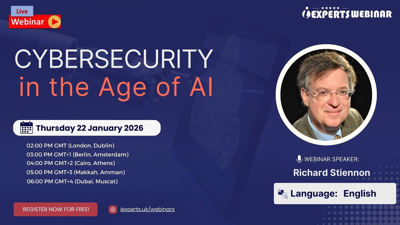 iExperts Webinar - Cybersecurity in the age of AI - Richard Stiennon