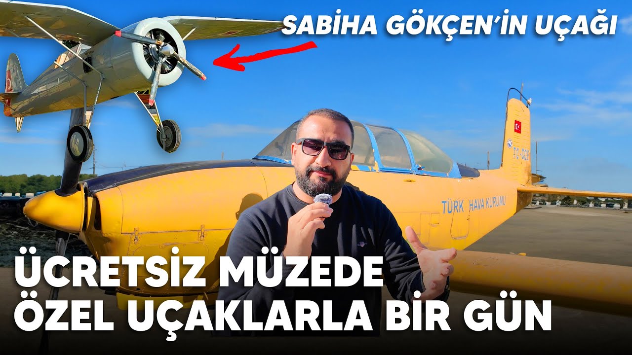 THK Müzesi’nde Çok Özel Uçaklar ve Paraşüt Atlama Kulesi