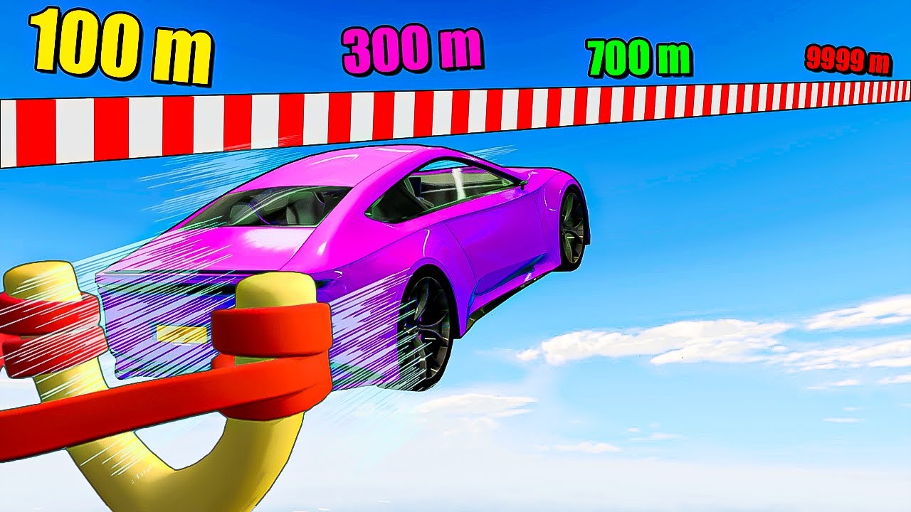 Testing Cars vs MASSIVE SLINGSHOT