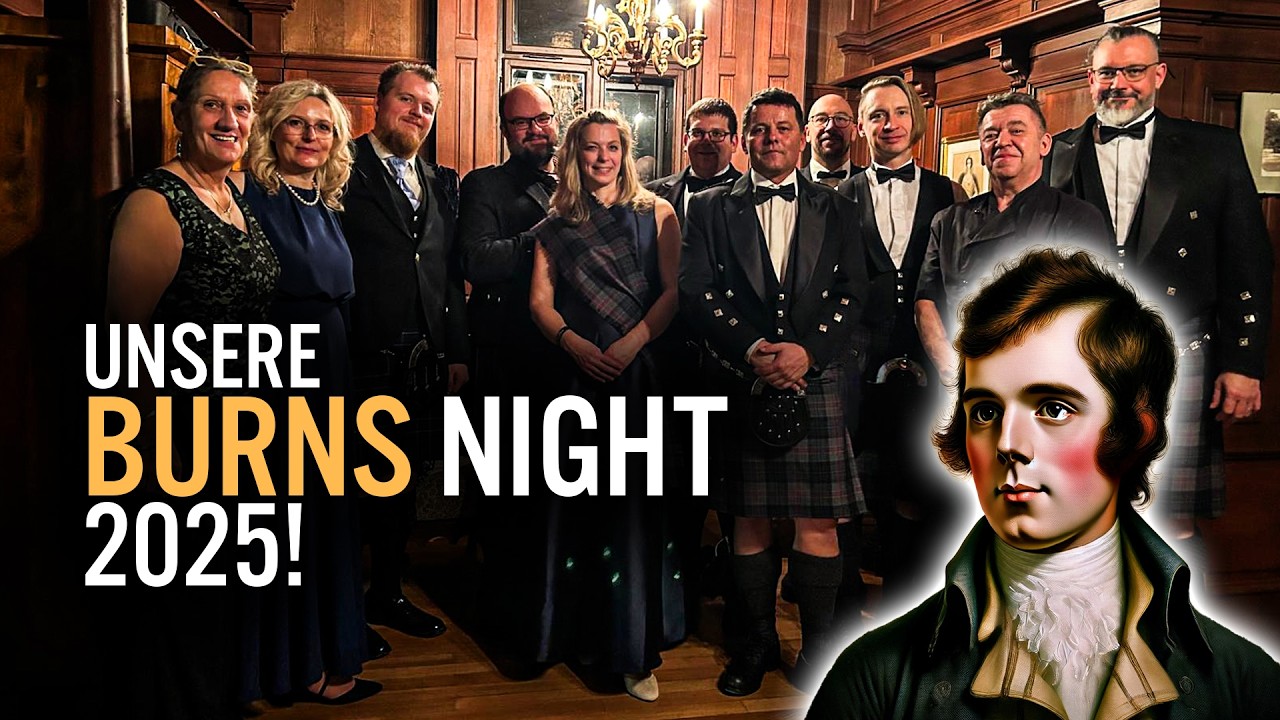 So we organised our very own Robert Burns Night!