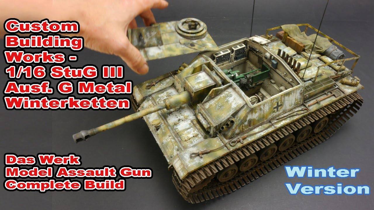 1/16 German StuG III Ausf. G Das Werk Metal Winterketten Custom Building Works Complete Build
