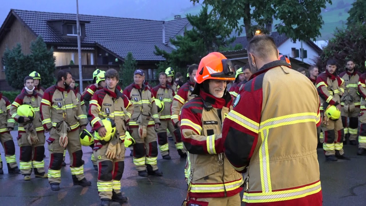 Hauptübung Feuerwehr Grabs 2021