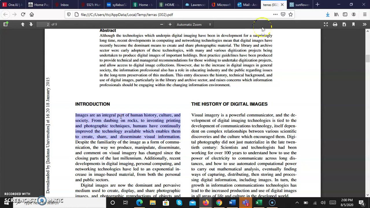 The use of images in academic writing