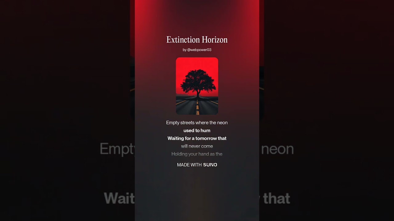 Extinction Horizon