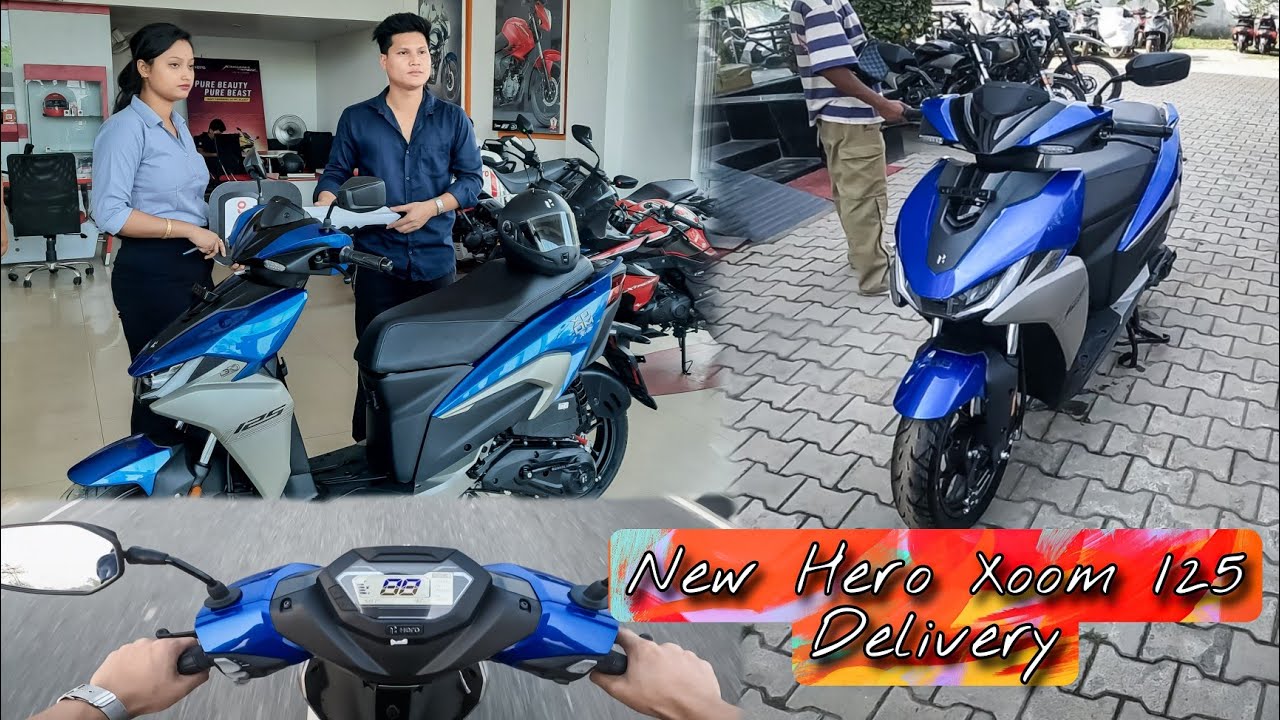 2025 Newly Launched🚀 Hero Zoom 125 Scooty // Delivery of New Scooty // @Sattia026