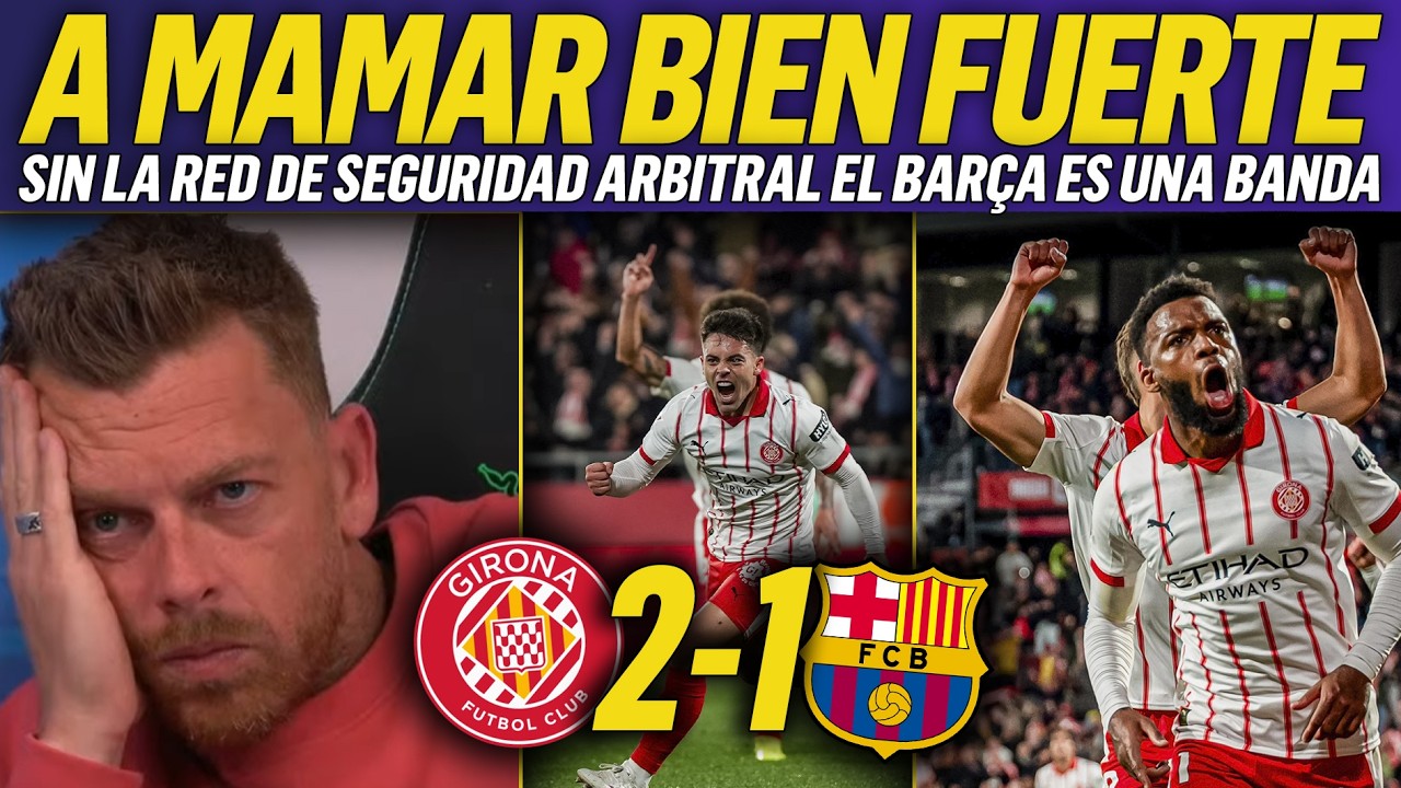 💥JOTA JORDI ESTALLA DE RABIA TRAS EL RIDÍCULO DEL BARCELONA EN GIRONA