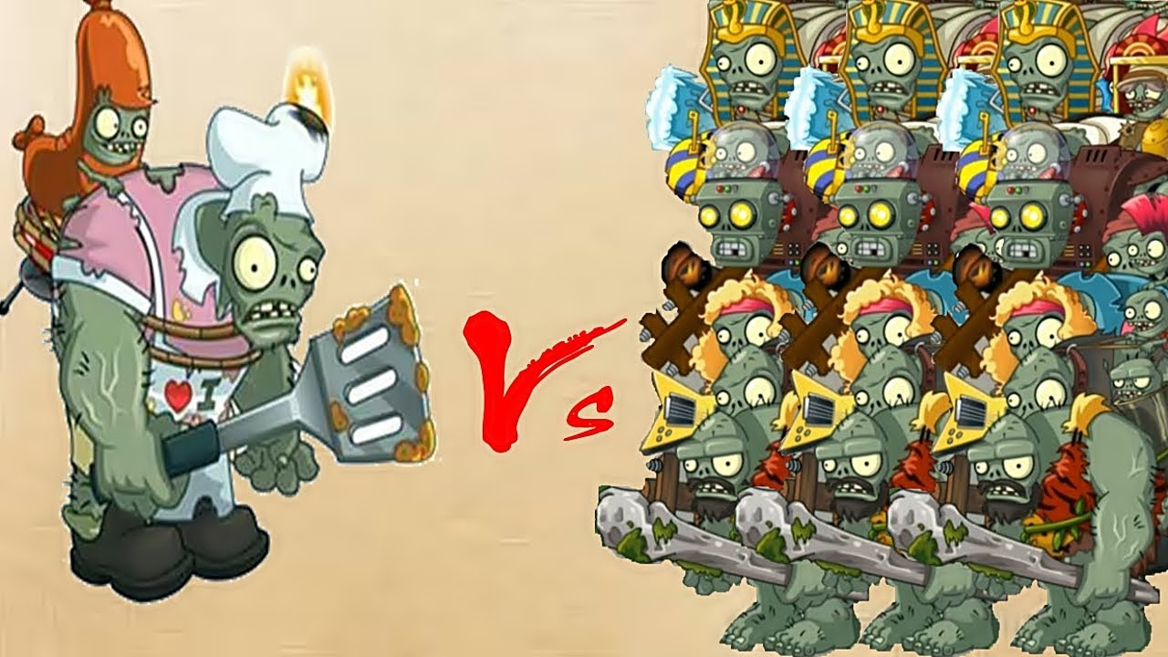 Plants vs Zombies 2 MOD: Chef Gargantuar Vs All Gargantuar Pvz2 : Gameplay 2017