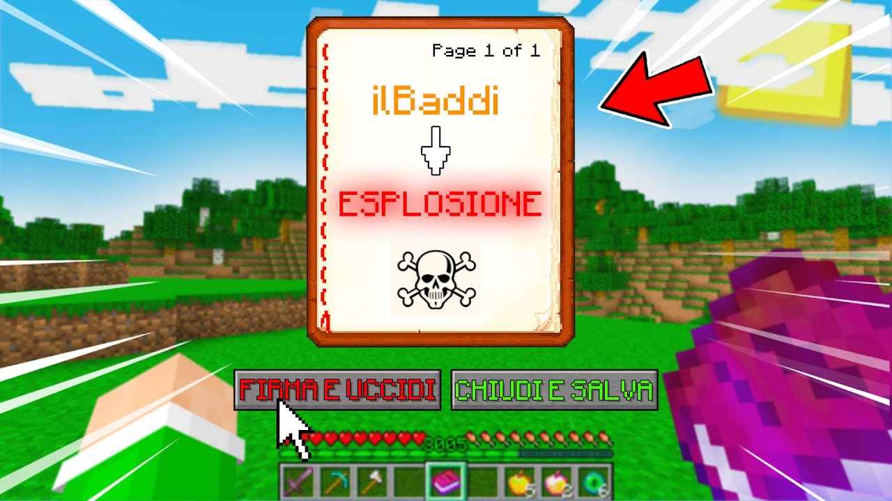 HO BARATO USANDO IL LIBRO DELLA *MORTE* CONTRO BADDI - Minecraft ITA