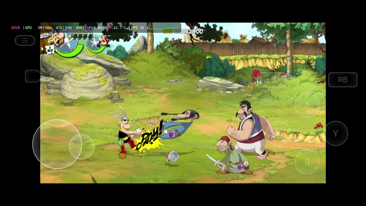 Asterix Slap Them All Android Gamehub PC Windows Emulator Mali Mediatek Dimensity 8100