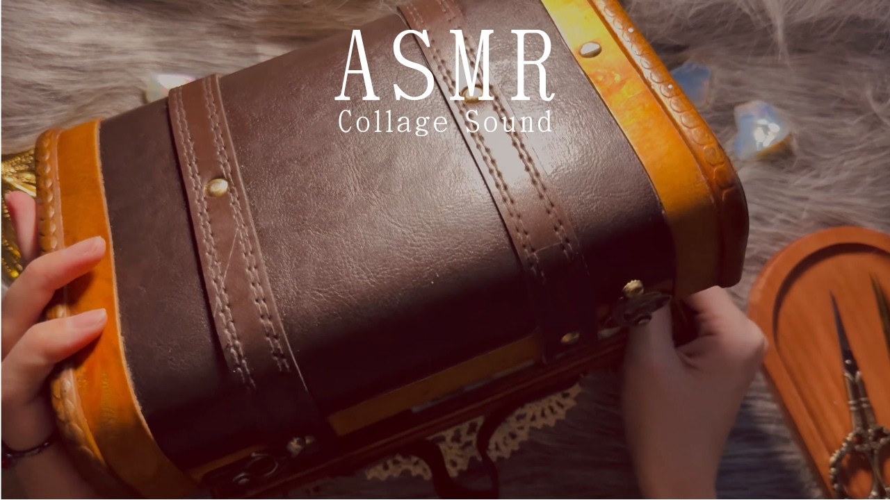 ASMR | Paper Sounds 📜 Butterfly🦋蝶コラージュの色んな音セラピー [ No Talking / Deep Sleep ]