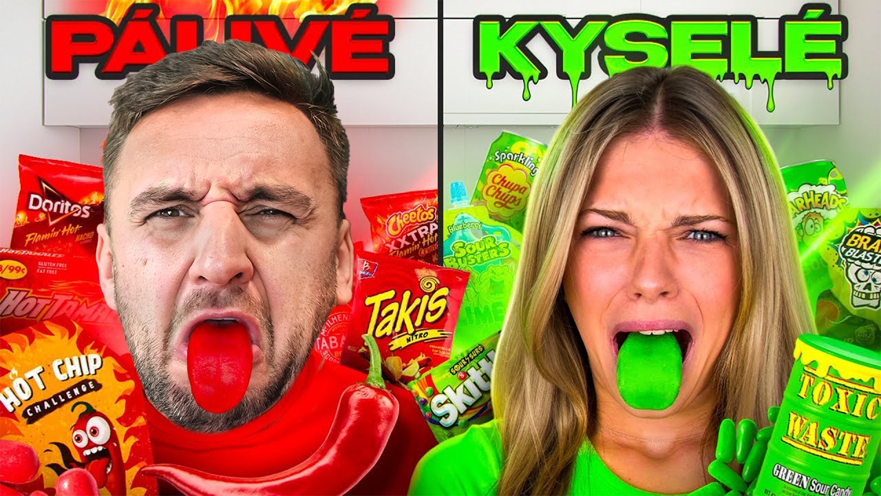 PÁLIVÉ VS KYSELÉ SLADKOSTI! | Tary x Superdvojka