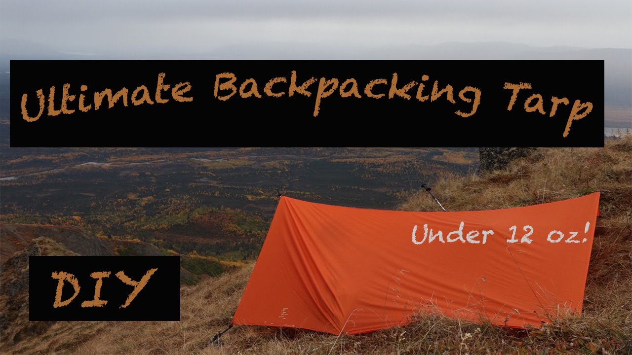 DON'T GO HIKING WITHOUT THIS! //How to make a silnylon tarp DIY- Under $60
