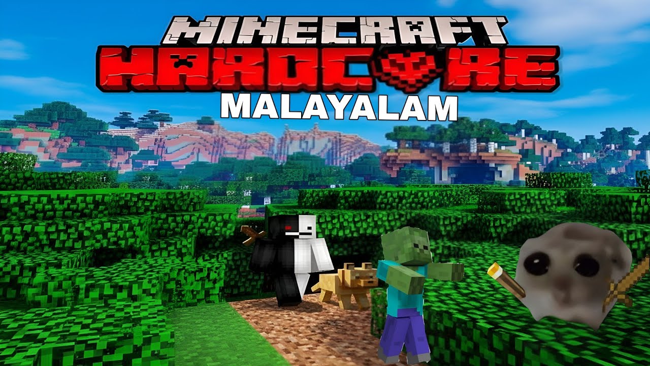 Minecraft hardcore mission village  malayalam 