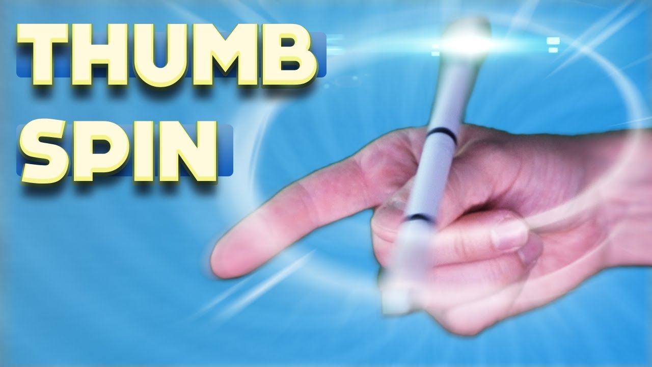 Обучающий трюк с ручкой Thumb Spin