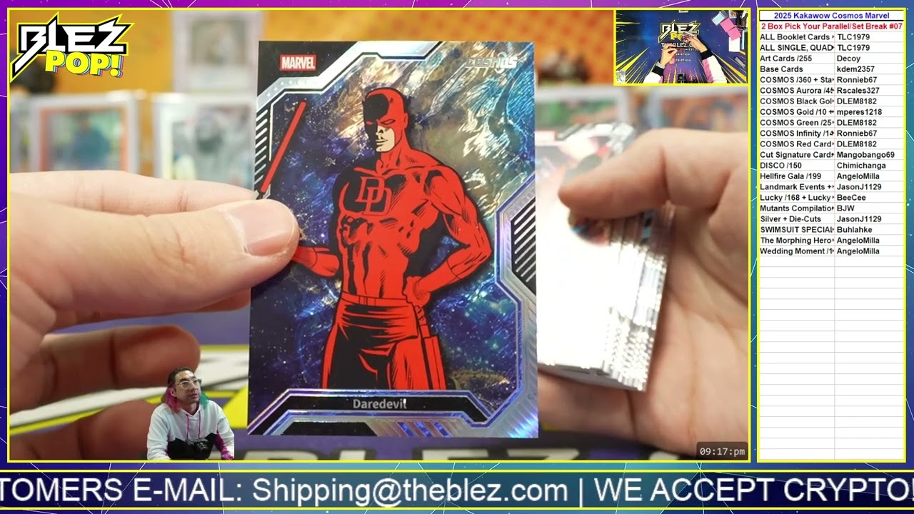 2025 Kakawow Cosmos Marvel 2 Box BREAK Pick Your Parallel Set #07