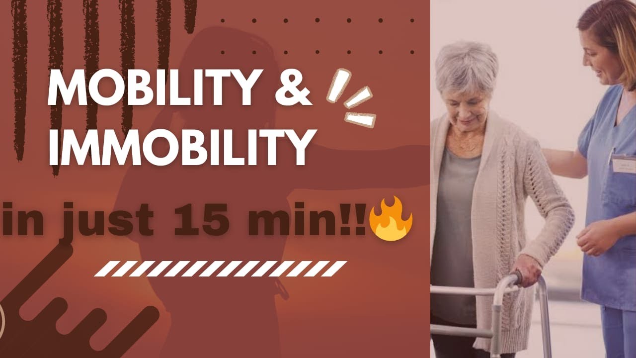 Nursing Foundations: Mobility & Immobility #nursingfoundation #bscnursing  #rangeofmotion