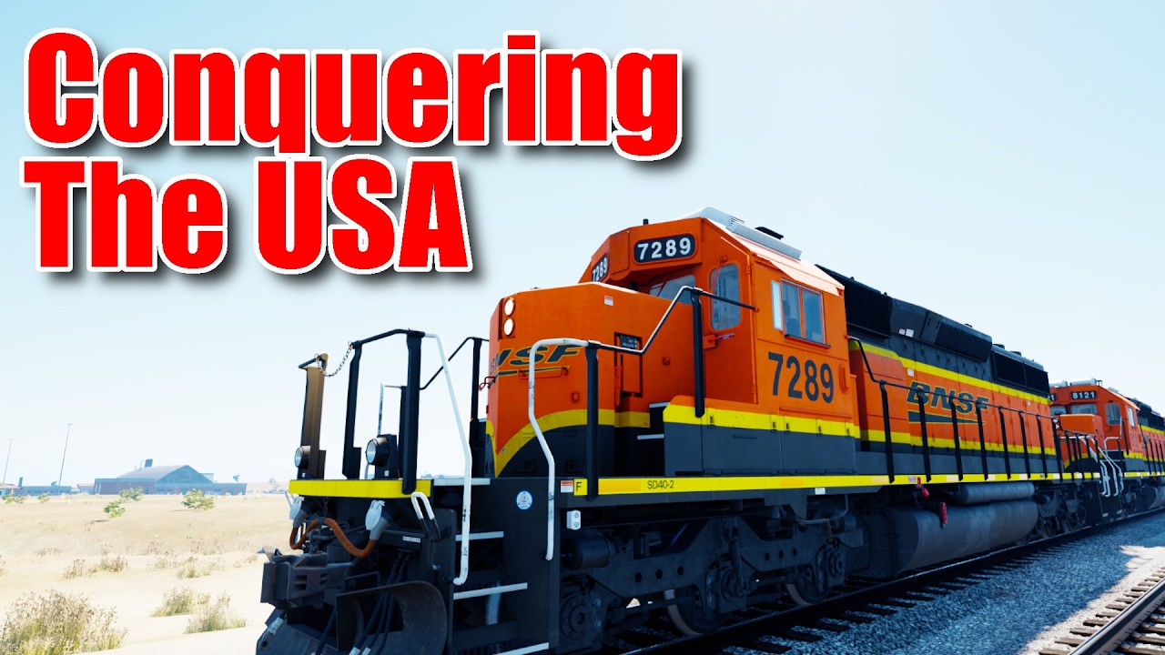 Massive American Freight - Train Driving Live #4