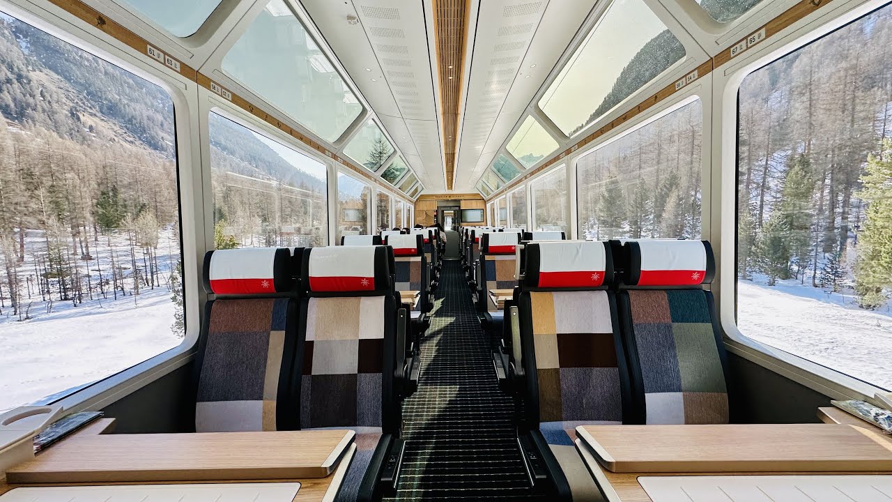 🇮🇹Tirano → 🇨🇭Zermatt: Эпическое Путешествие на Снежном Поезде | Bernina & Glacier Express