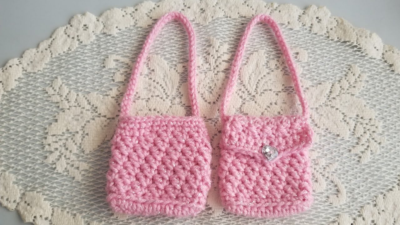 AG Crochet Purse - 2 styles  - Tutorial
