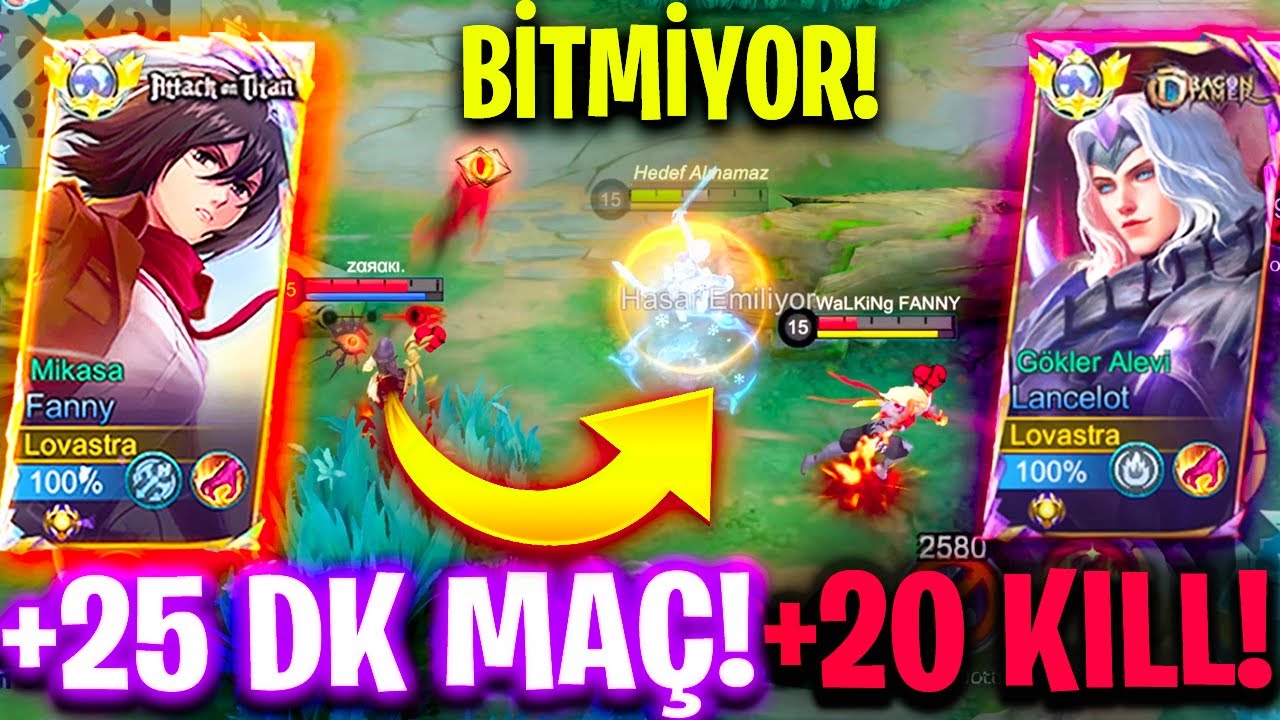 YARIN BİTER BU MAÇ! NEFES ALIRSAK KAYBEDERİZ!!! TOPLAM 86 KILL! FANNY & LANCELOT