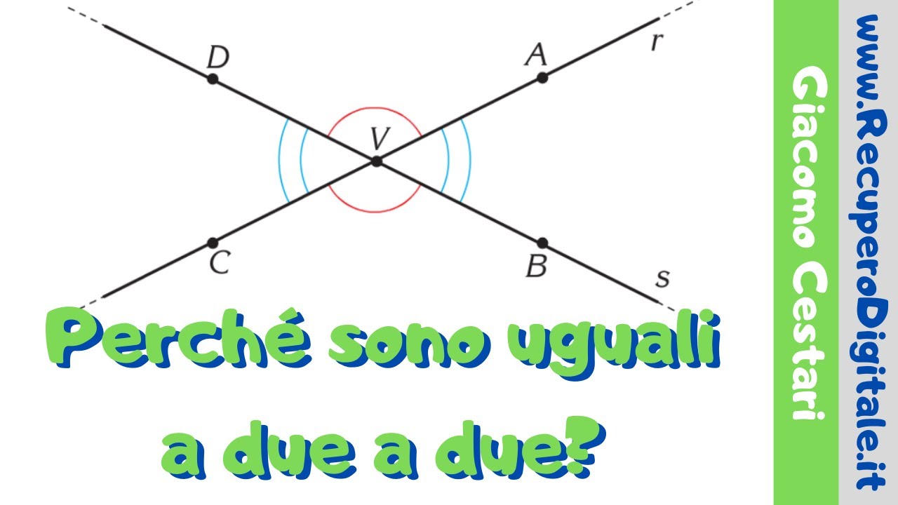 08 angoli opposti al vertice e dimostrazione teorema