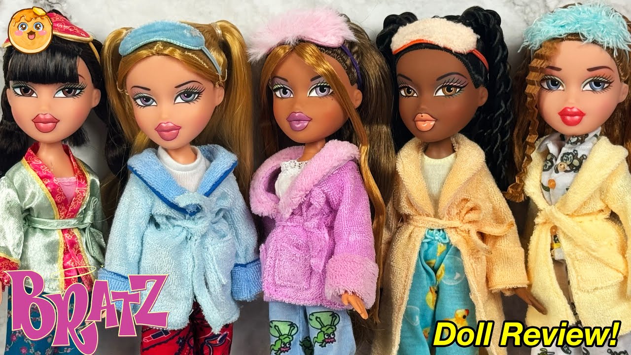 Пижамная вечеринка Bratz (2024) Репродукция кукол Хлоя, Ясмин, Саша, Джейд и Мейган. Полный обзор!
