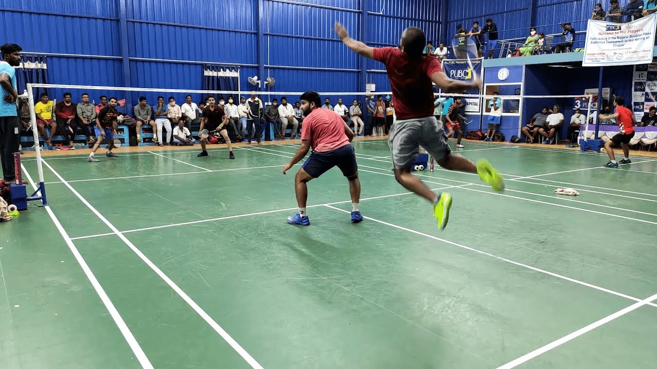 Sunil/Rudra vs Sarath/Manoj | Men Doubles | Pre Quarter Finals | PUBC Badminton Tournament 2021