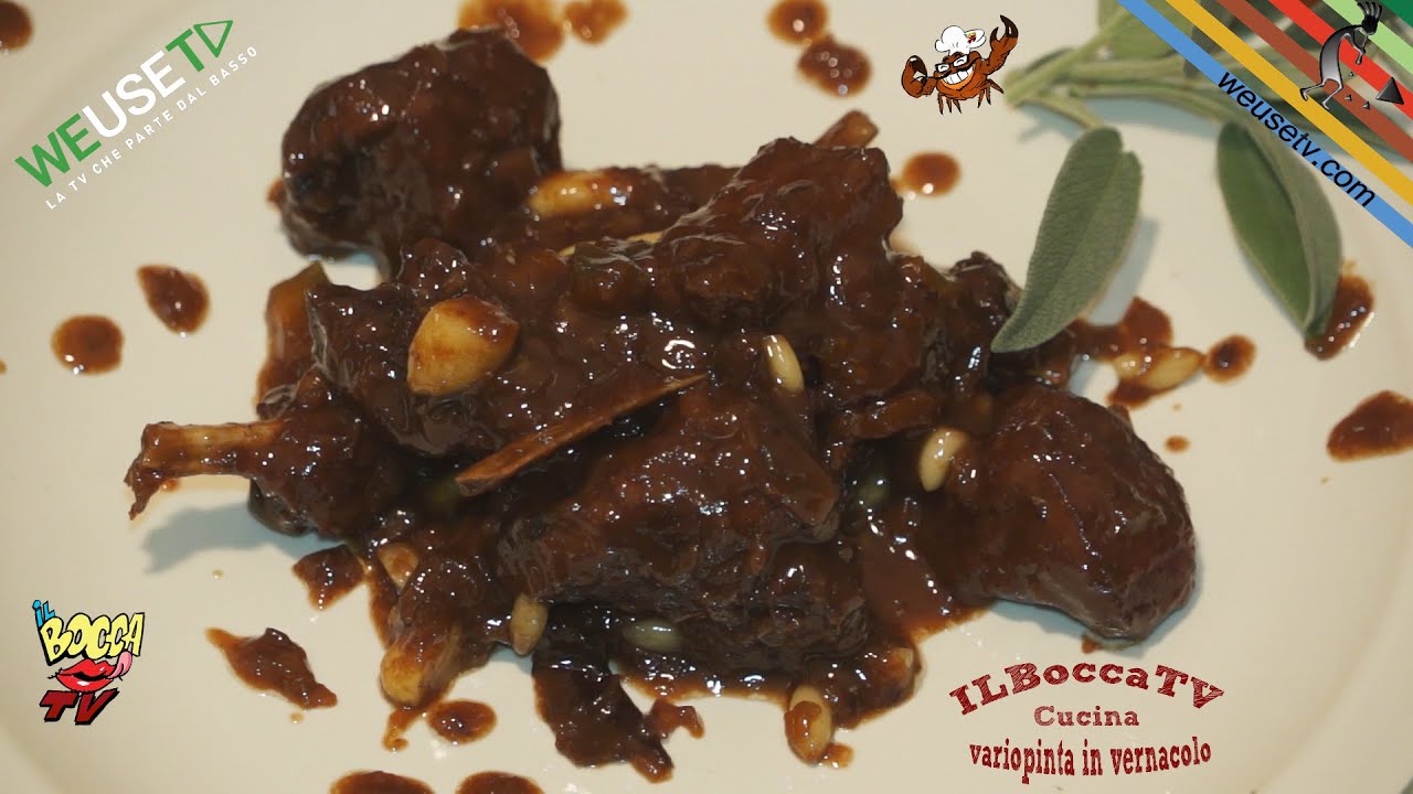 260 - Cinghiale dolceforte o in agrodolce...ci sta bene poi un ber ponce! (secondo di selvaggina)