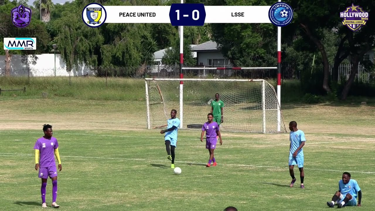 1st Half | Peace United (Blue) 1 - 0 LSSE (Purple) | SAFA Capricorn Regional League | Stream C2