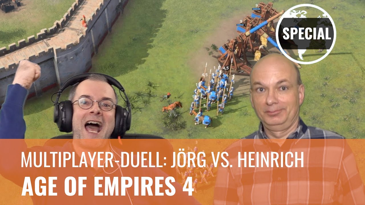 Age of Empires 4: Multiplayer-Duell J&ouml;rg Langer versus Heinrich Lenhardt