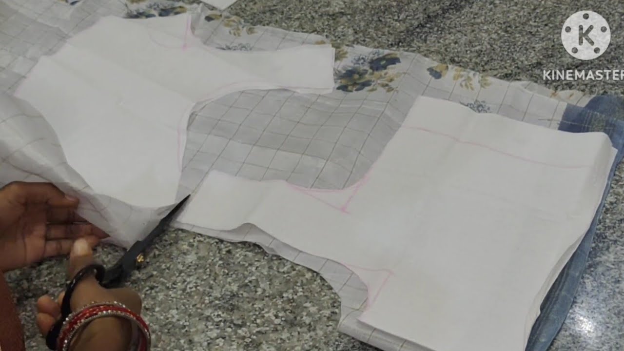44 size blouse cutting @ చాలా క్లియర్ గా చెప్పాను @ nry tailoring 