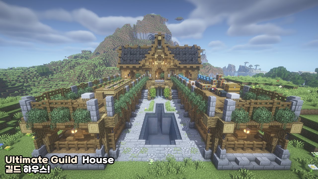 ⛏️ Minecraft Building Tutorial | The Ultimate Medieval Guild House 🏛️