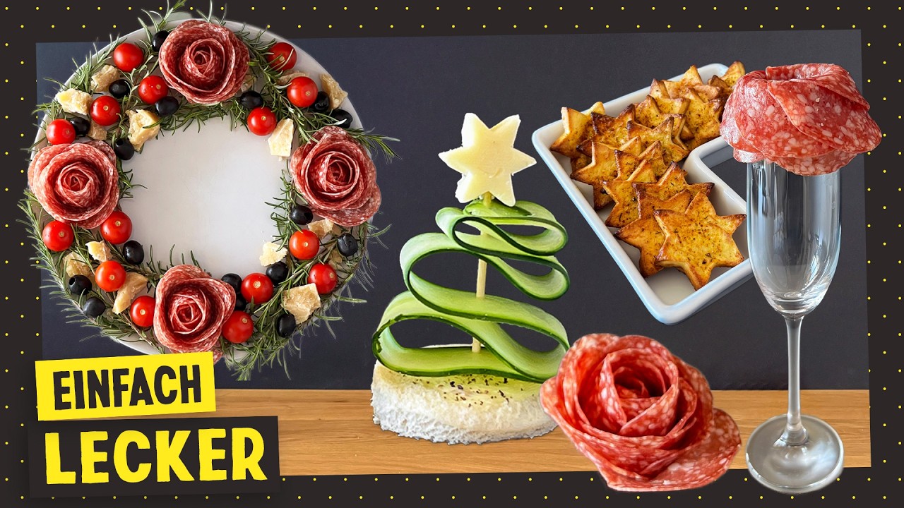7 geniale Fingerfood-Ideen für Weihnachten: Schnell, hübsch & super einfach!