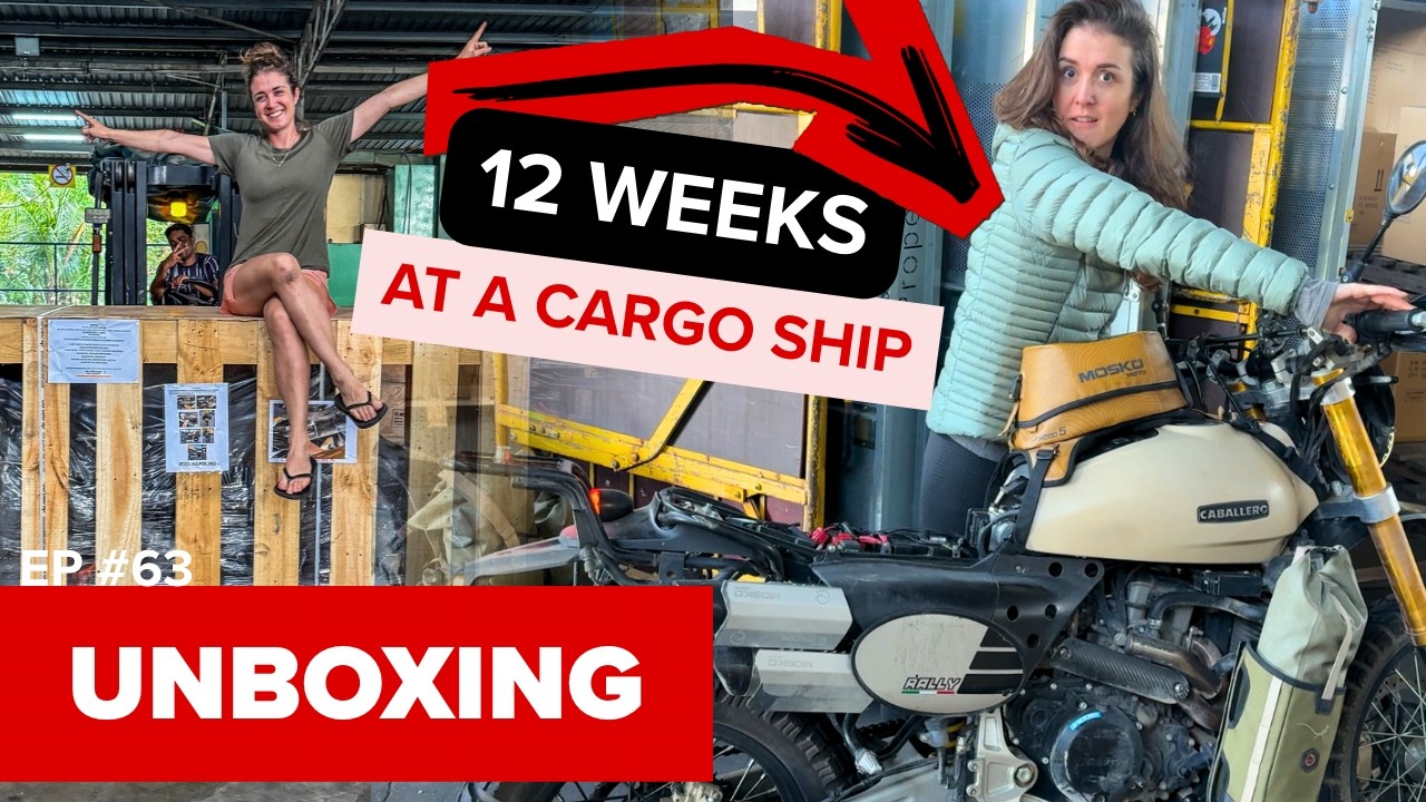 My motorcycle survived WEEKS at a Cargo ship: now it's PICK-UP day! S01E63