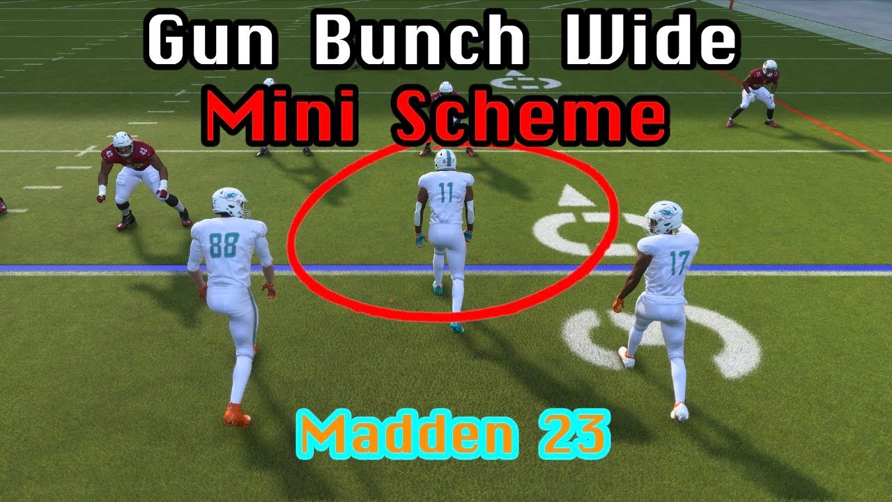 UNSTOPPABLE! Gun Bunch Wide Mini Scheme | Madden 23 Tips & Tricks