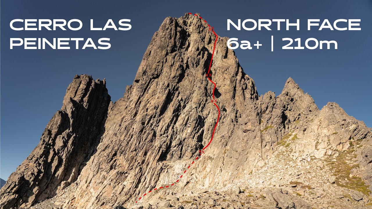Ascent of Cerro Las Peinetas | 6a+ | 210m | Eduardo Retamales, Pascal Zarzar, Pedro Sarmini