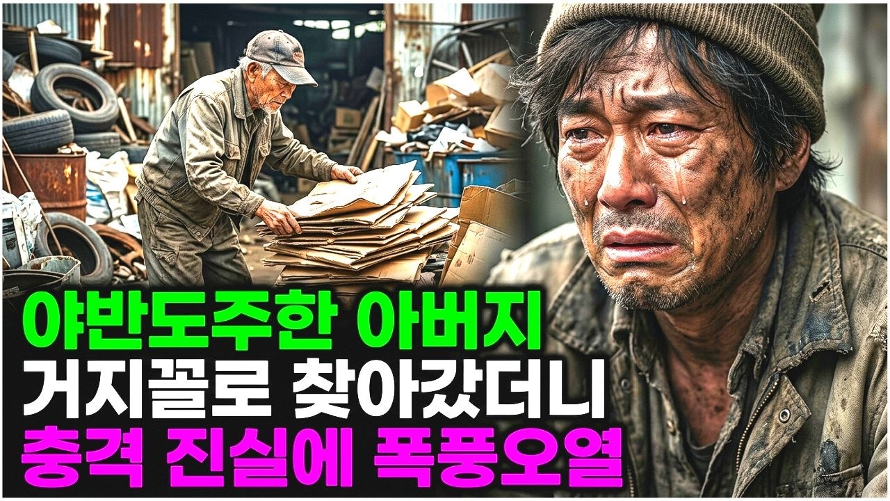 50년전, 야반도주했던 무정한 아버지 시험하려고 거지꼴로 회장이 된 아들이 폐지 고물상에 갔는데... 결국 무릎을 꿇고 오열하게 되었다.ㅣ눈물사연ㅣ감동드라마ㅣ오디오북