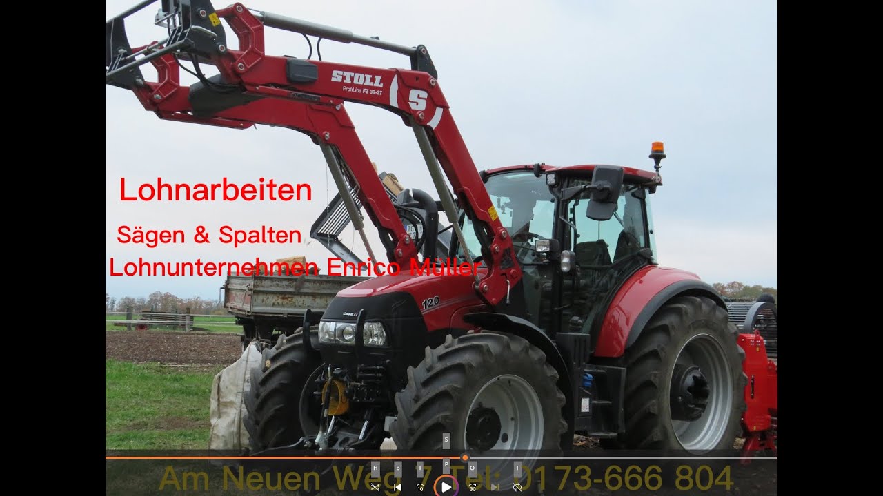 Mobile Brennholzaufbereitung || Case 120 LUXXUM  & KRPAN CS 4218 Pro Säge Spaltautomat im Einsatz