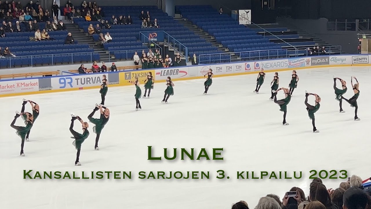 Lunae - Kansallisten sarjojen 3. kilpailu 2023 - Synchronized skating Muodostelmaluistelu