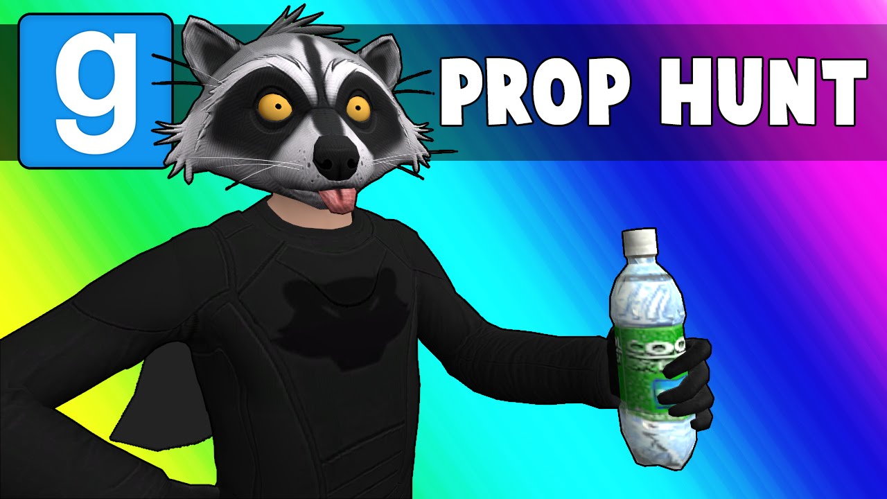 Gmod Prop Hunt Funny Moments - Bank Robbery Superheroes! (Garry's Mod)