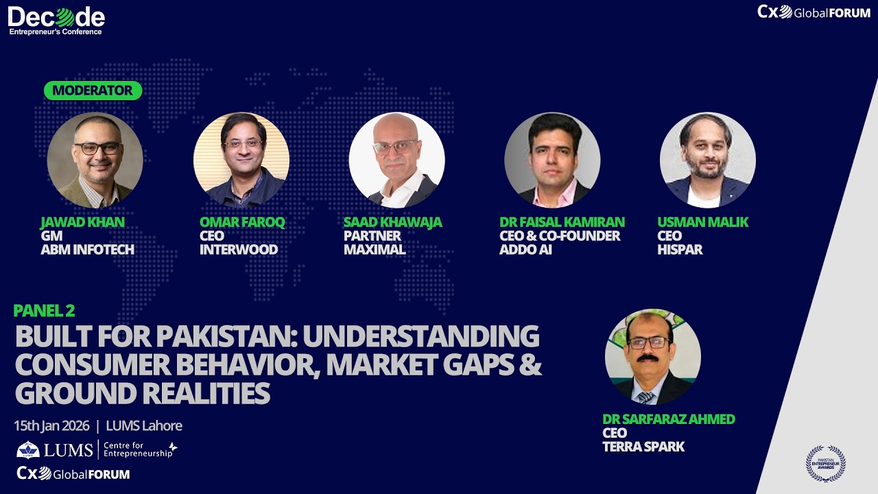 Decoding Pakistan’s Market | Built for Pakistan: Consumer Insights & Business Opportunities Panel 2.