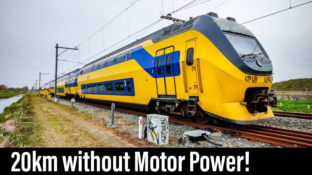 Train Cab Ride NL / 20km without Motor Power / Amsterdam - Woerden - Amsterdam / VIRM IC / May 2021