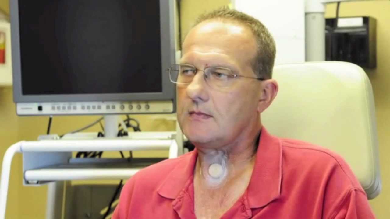Mr Grimsinger - his story, after laryngectomy