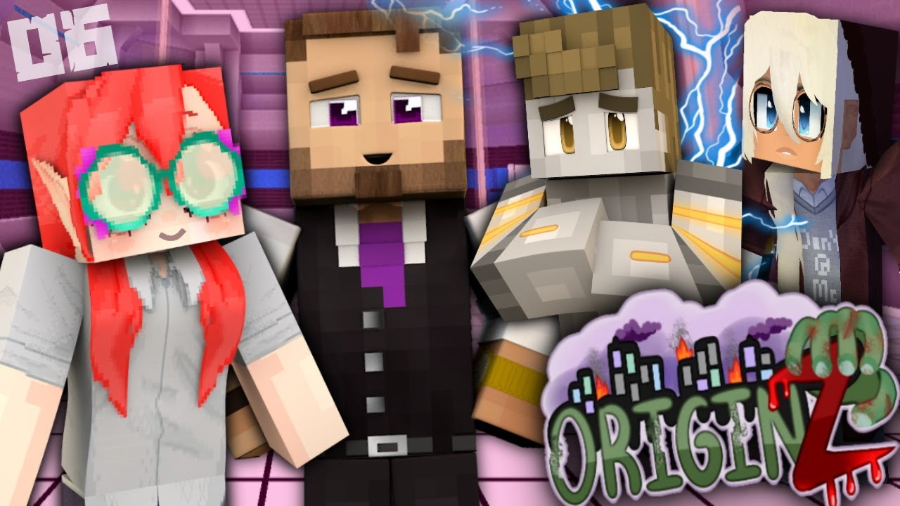 ROBOTS & CRAZY GIRLS??? - Minecraft OriginZ - EP 6 (Crafting Dead Roleplay)