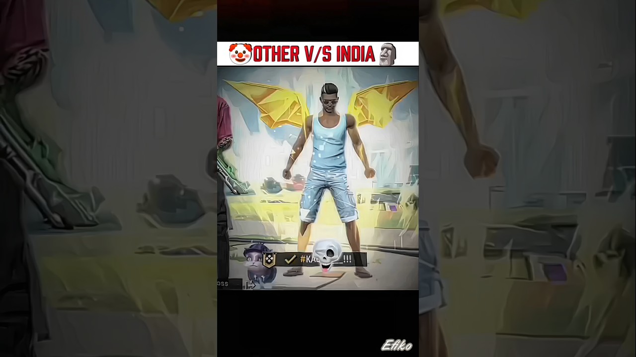 Other's Server VS Indian Server 🤡☠️ Wait For End ❤️&zwj;🔥💀  #shorts#funny#freefire