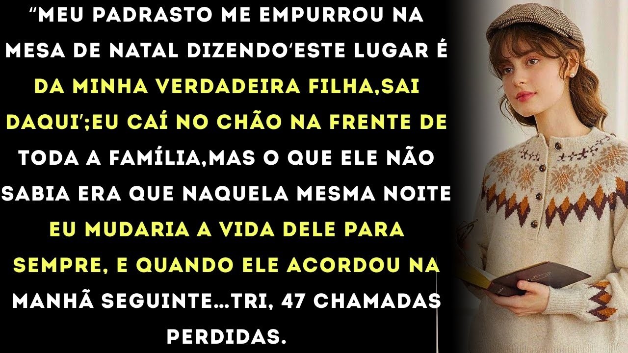 28 Meu padrasto me empurrou na mesa de Natal  'Este lugar é para minha VERDADEIRA filha, saia daqui