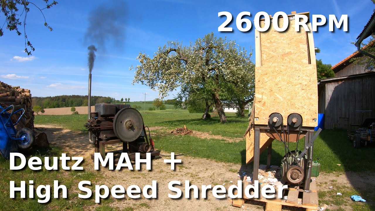 Deutz MAH + High-Speed Shredder | Up to 2600 RPM
