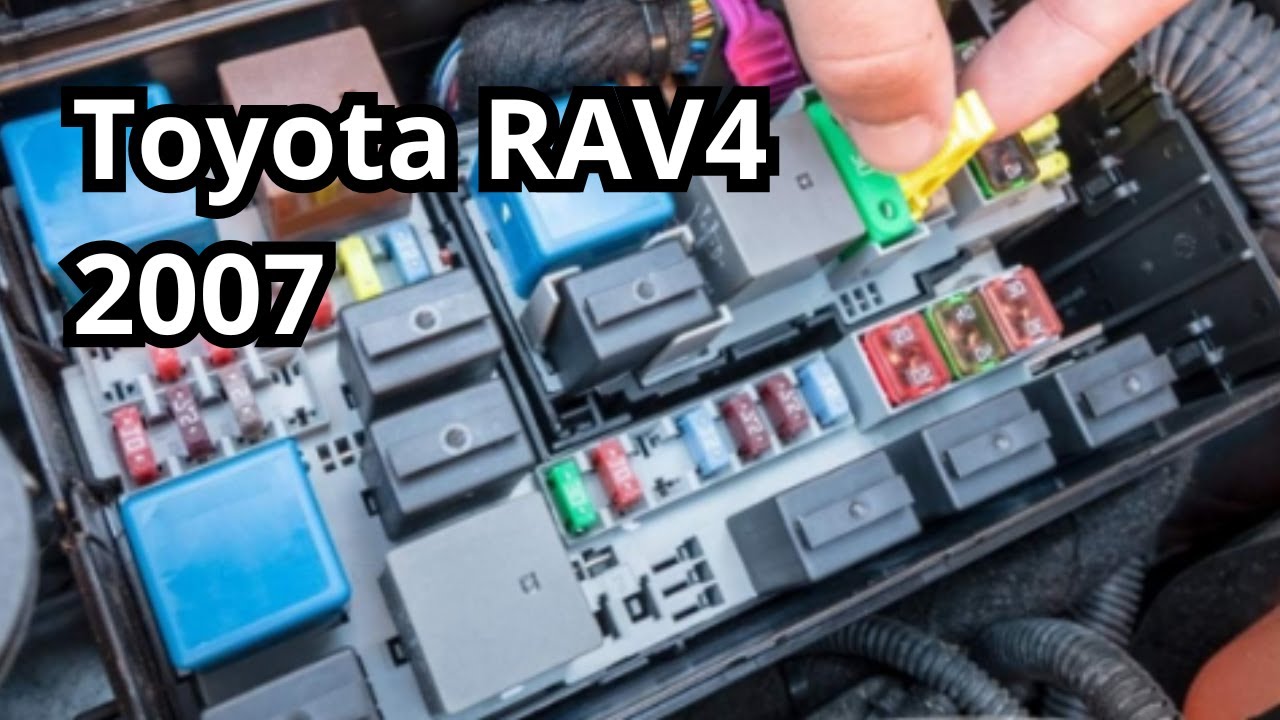 Diagrama de la caja de fusibles de Toyota RAV4 2007. ToyoFans.